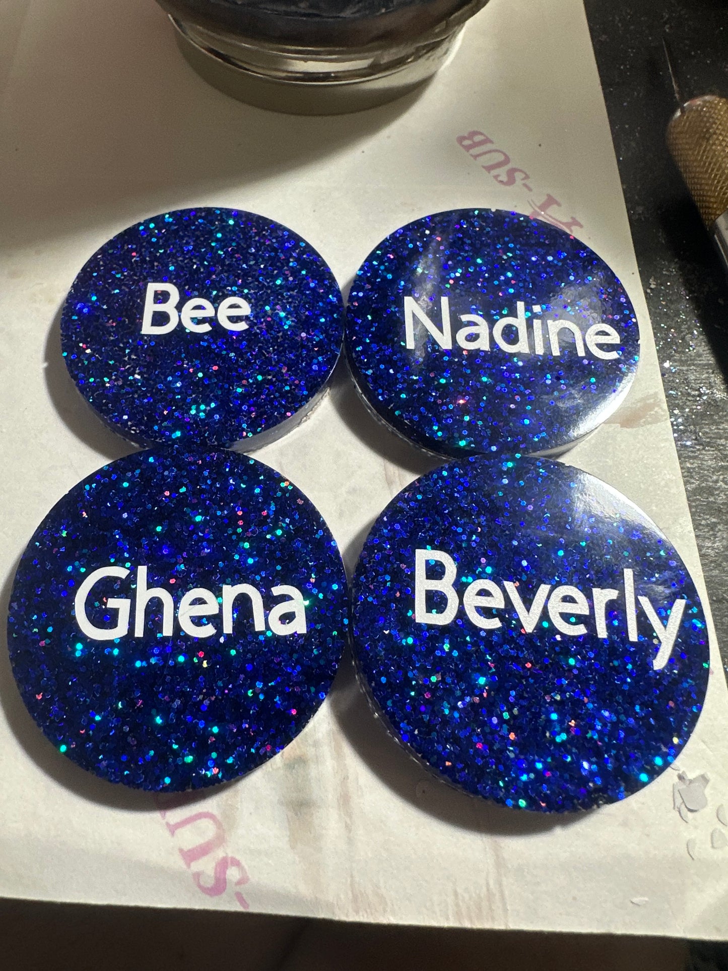 Personalized badge reels