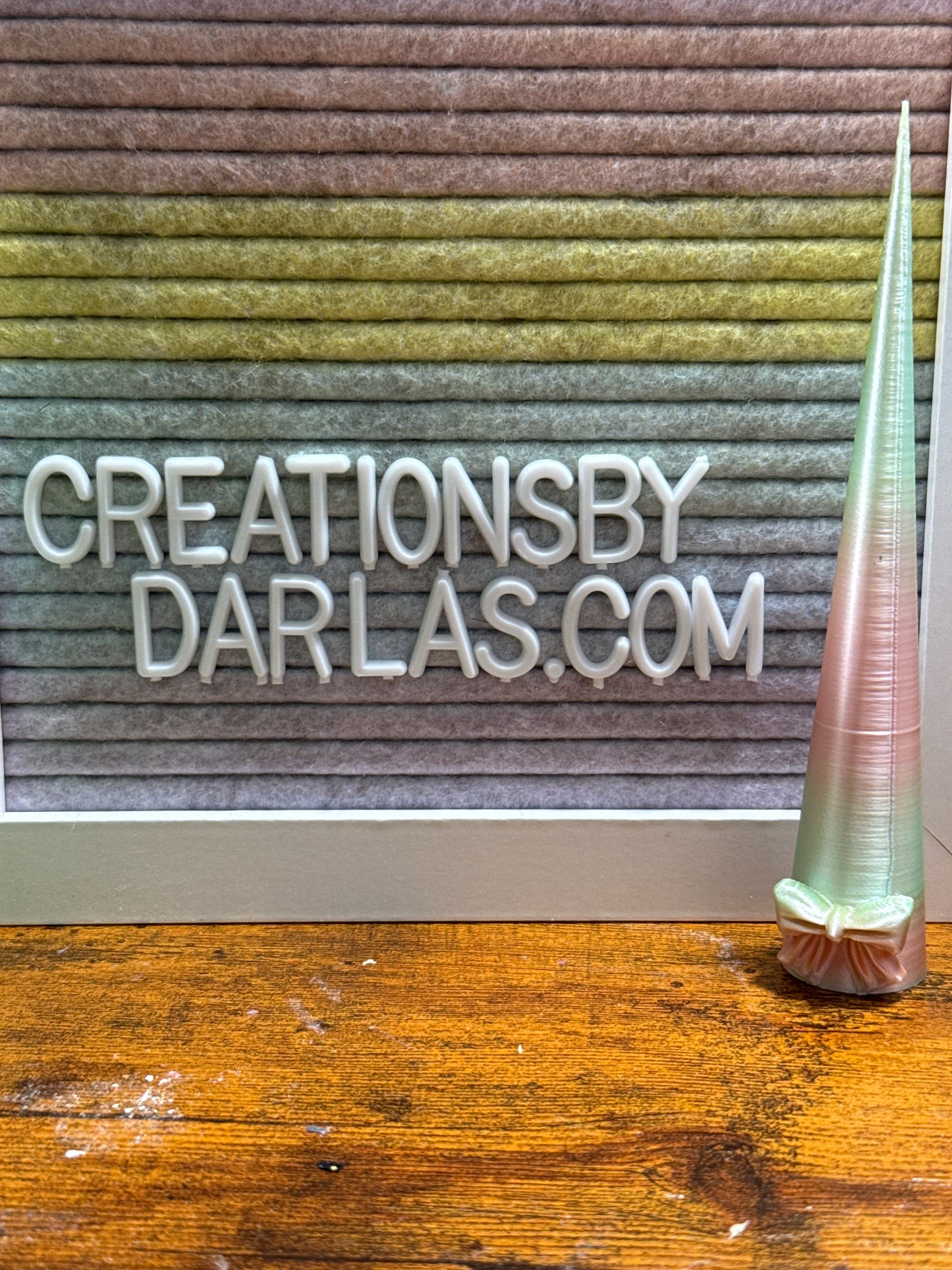 Cherry lime bow cone 5.5”