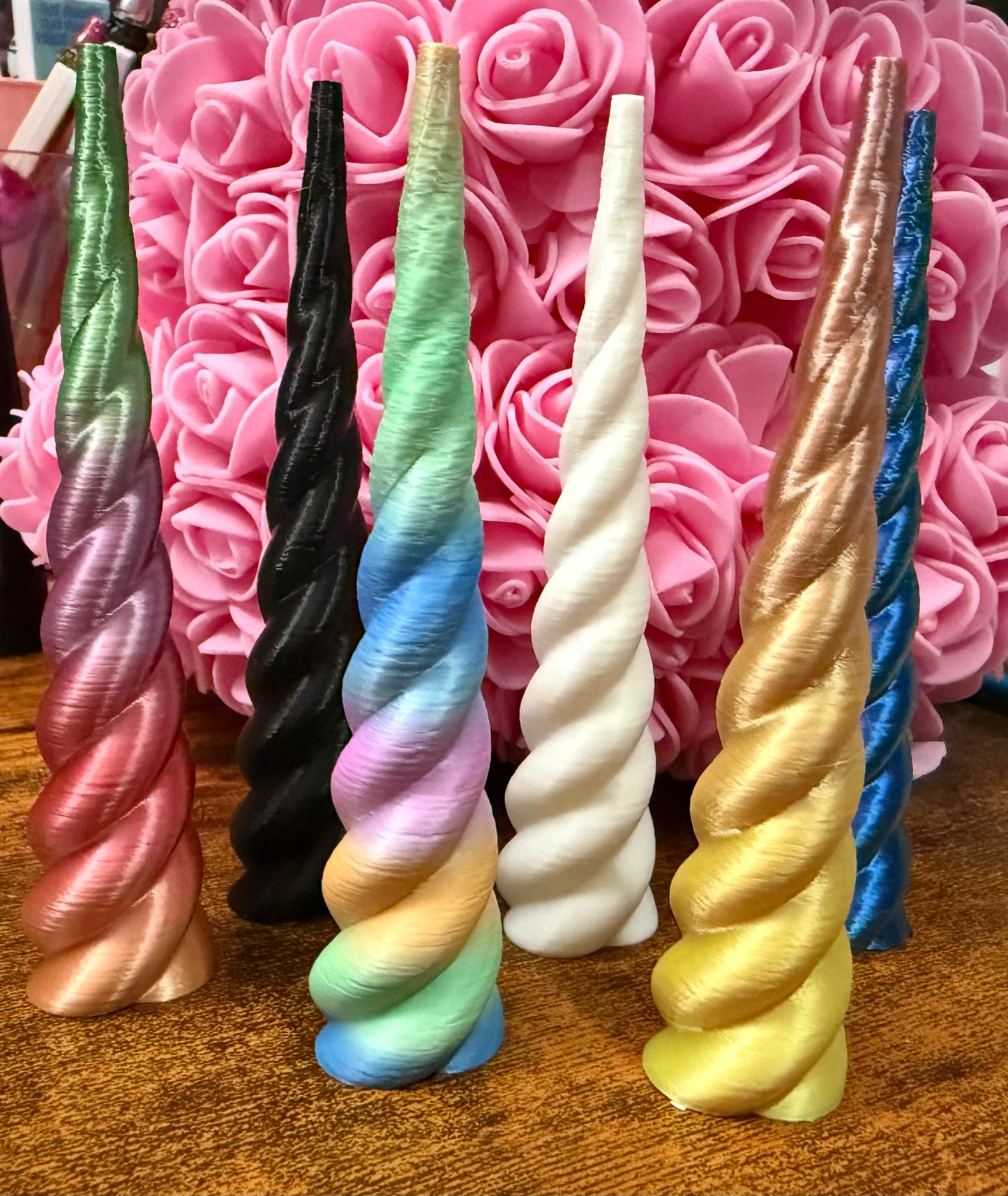 RTS- 6 pack unicorn ring cones 4.5”