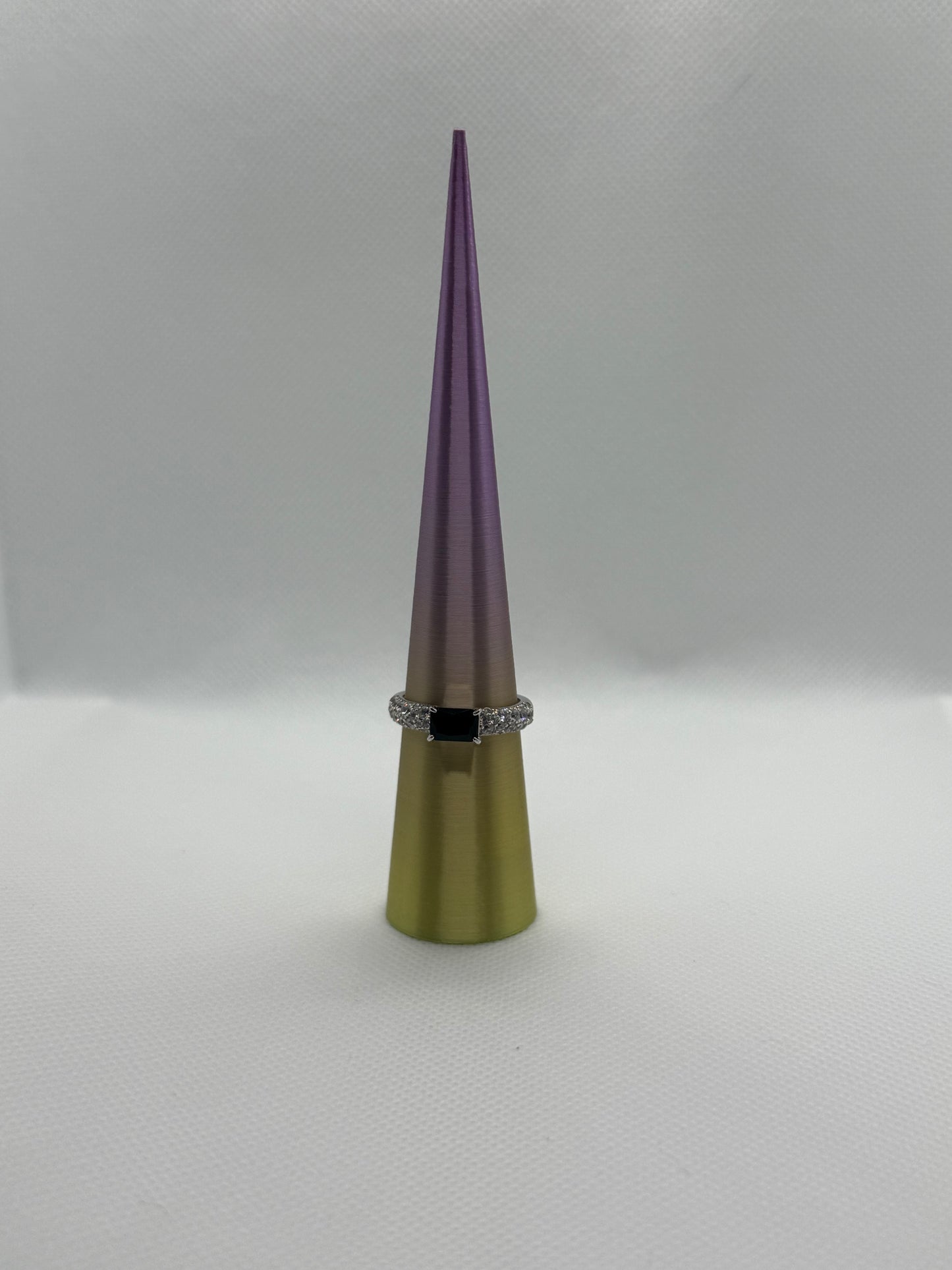 Lavender and yellow ring cone