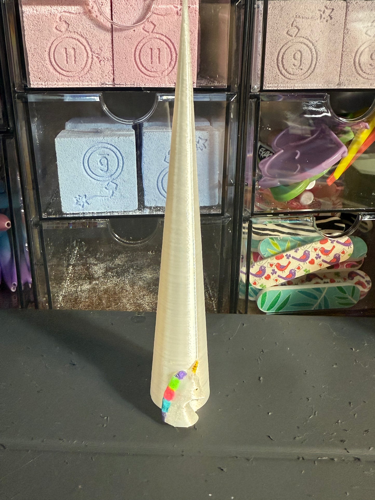 Decorated cones 5” to 7” tall
