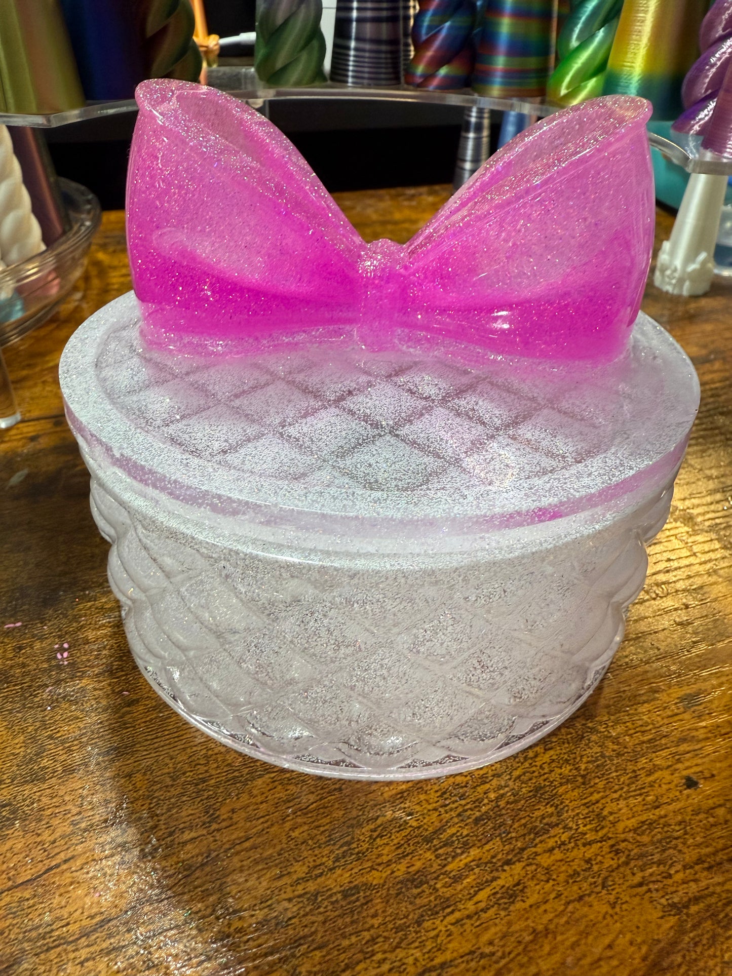 Bow jewelry box