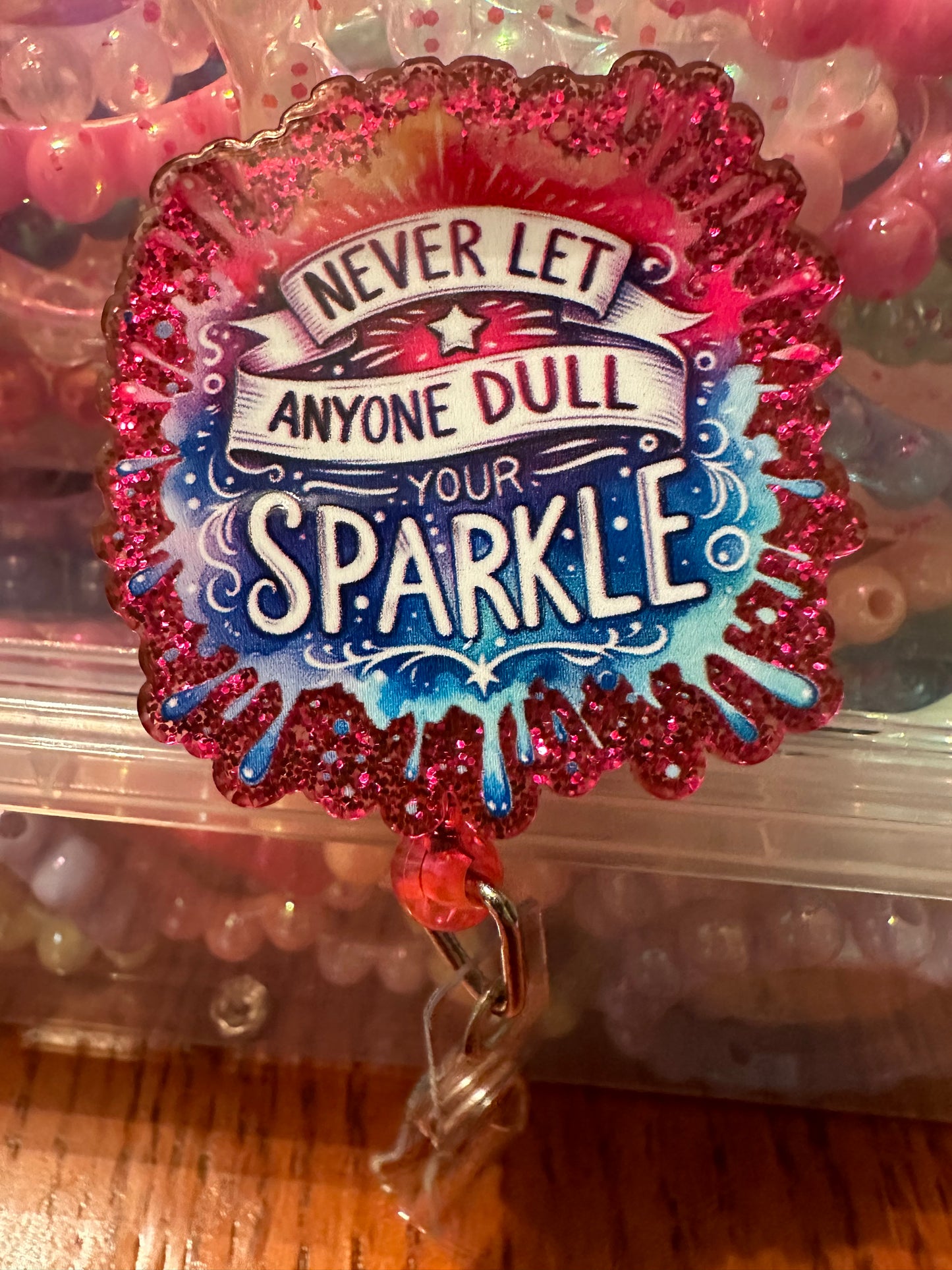 Sparkle badge reel