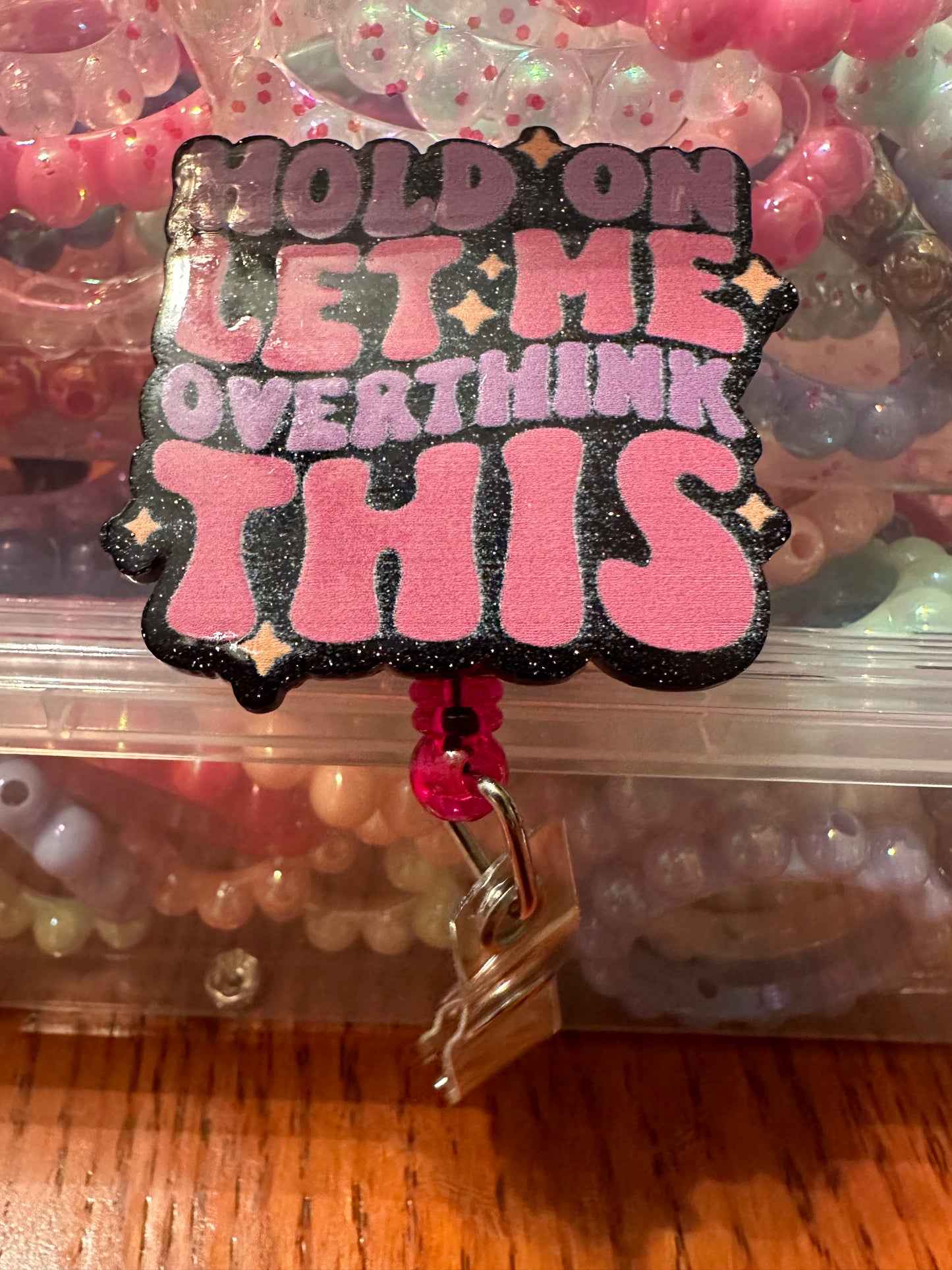 Overthinking badge reel