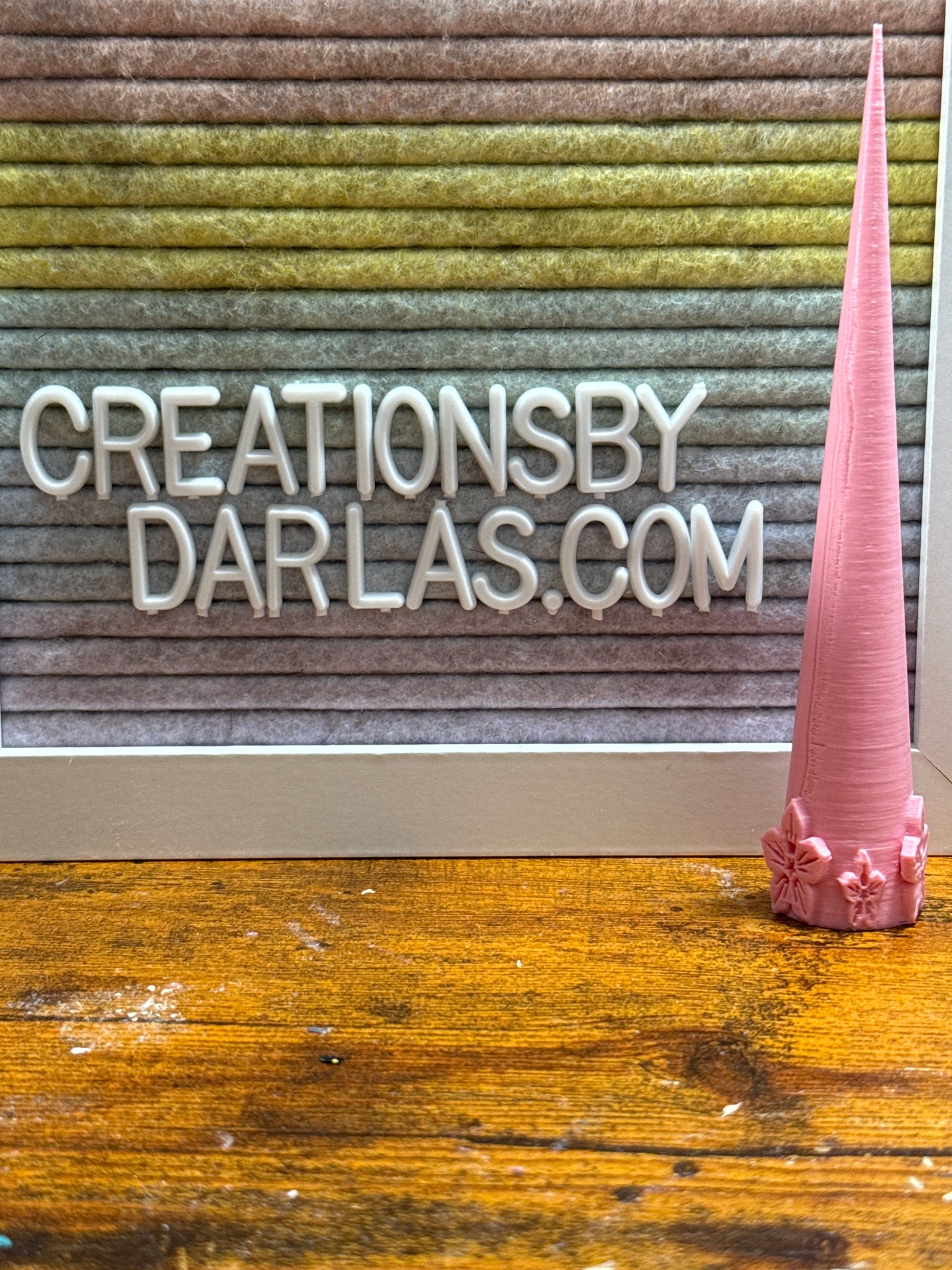 Hibiscus pink cone 5.25”
