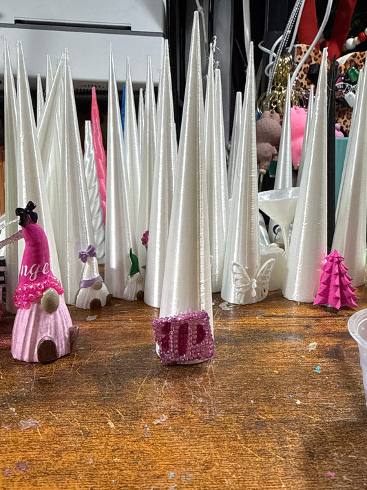 Blinged out decorate cone (full rhinestones)