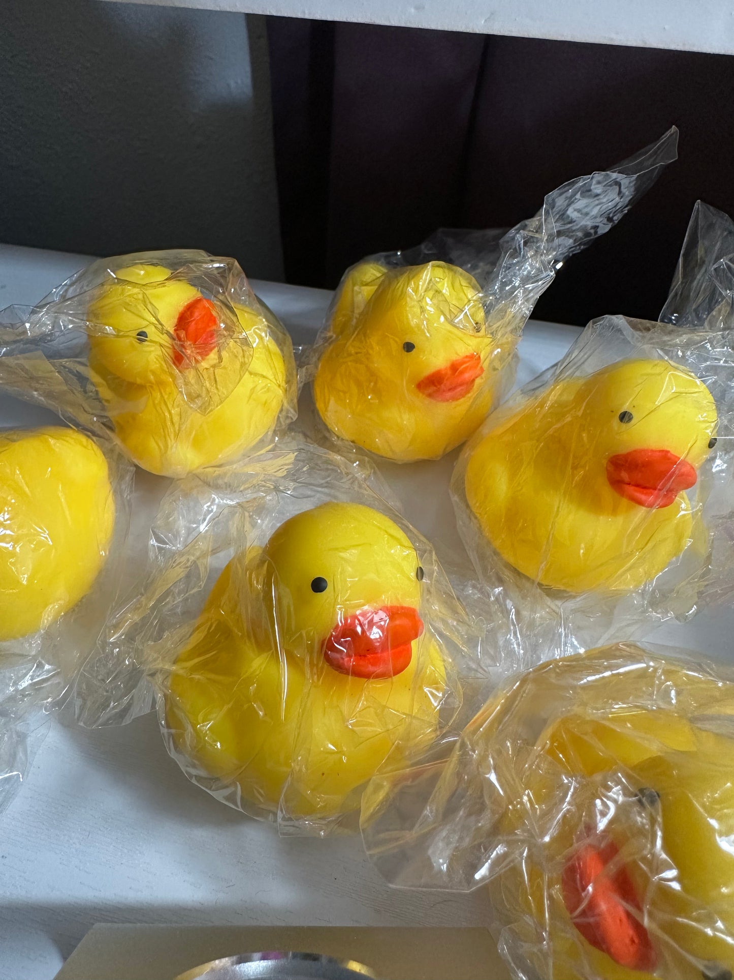 Shaving cream squishy toy duck