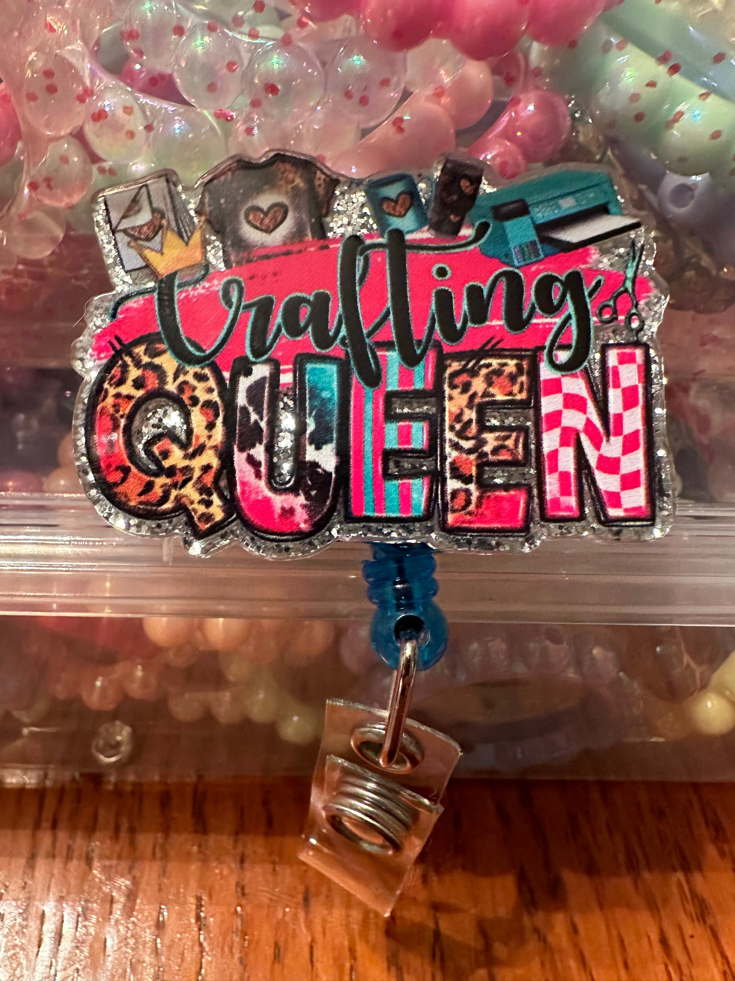 Crafting queen badge reel