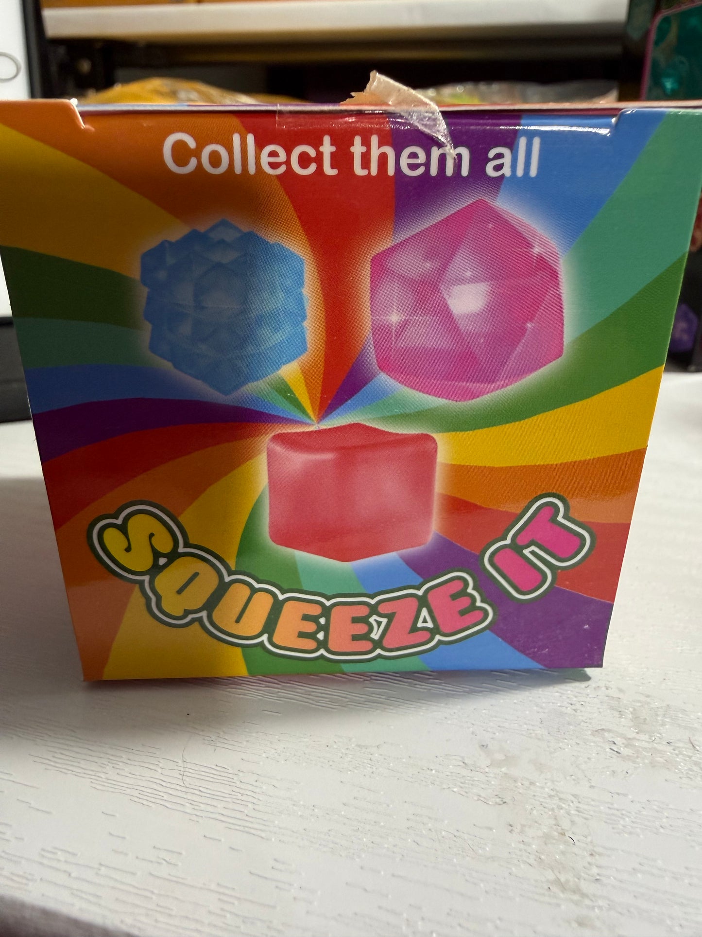 Pink shaped squeeze it