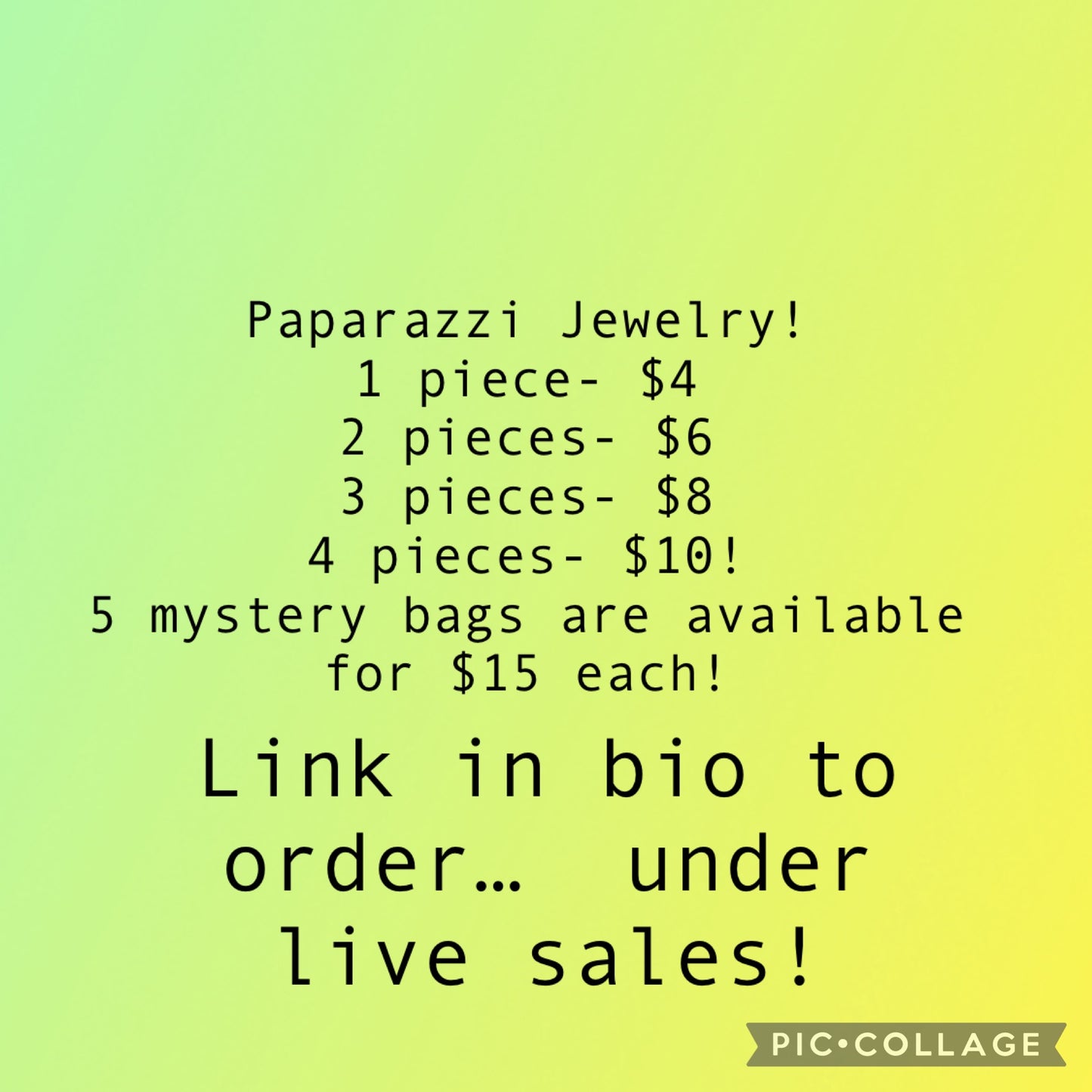 Mystery bags!