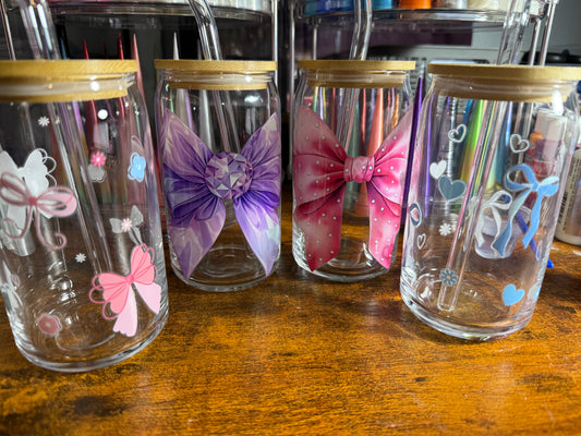 Glass 16oz tumbler, you pick live